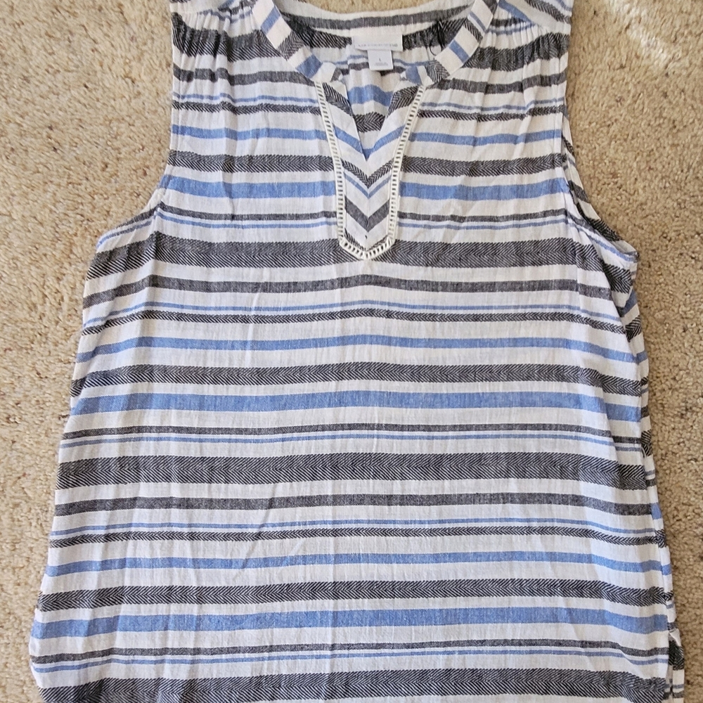 Liz Claiborne Striped Knit Top
